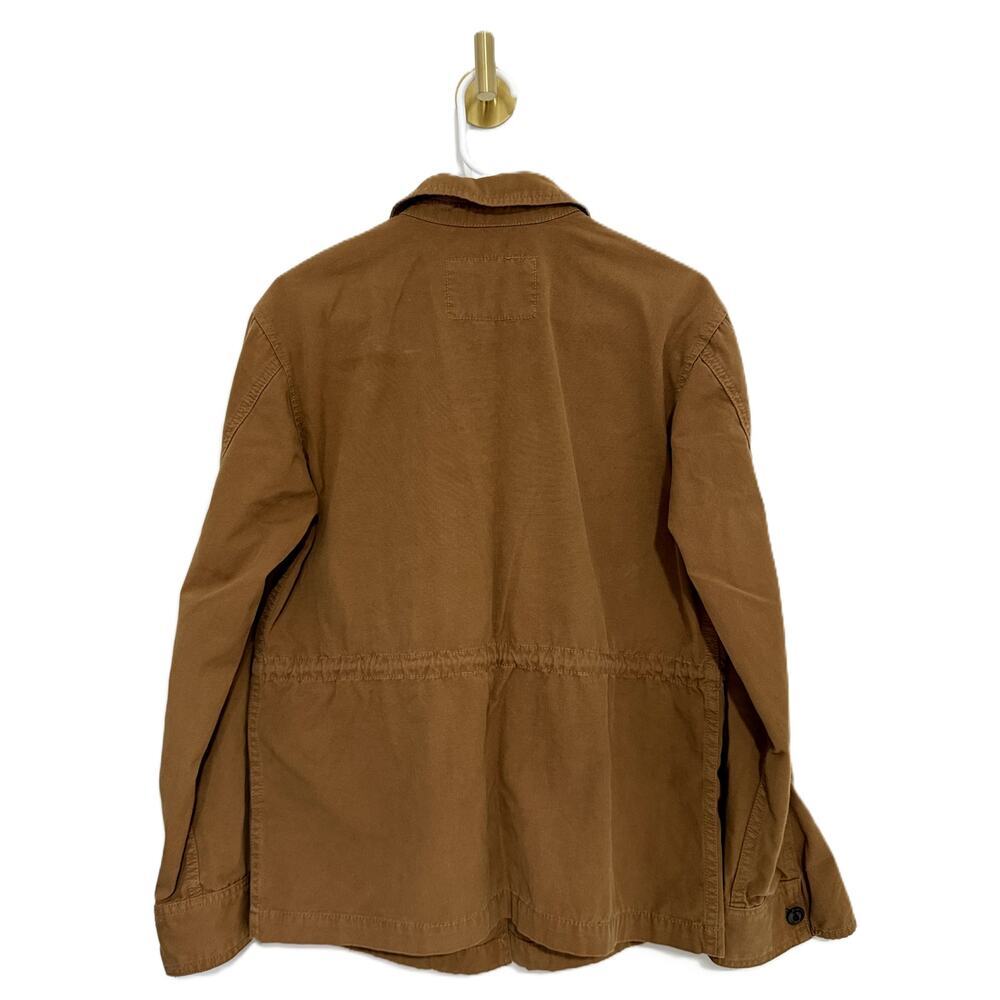 J CREW Brigadier Utility Jacket Coat Tan Khaki Military Field L - Picture 2 of 11